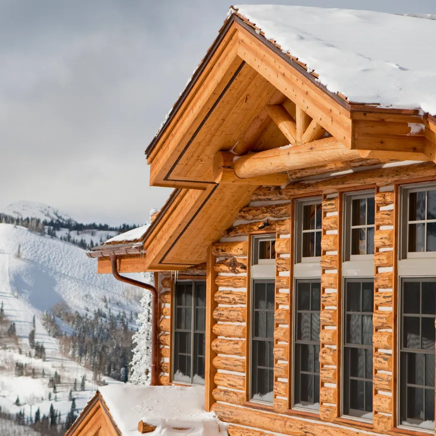 Rénovation d'un toit sur un chalet