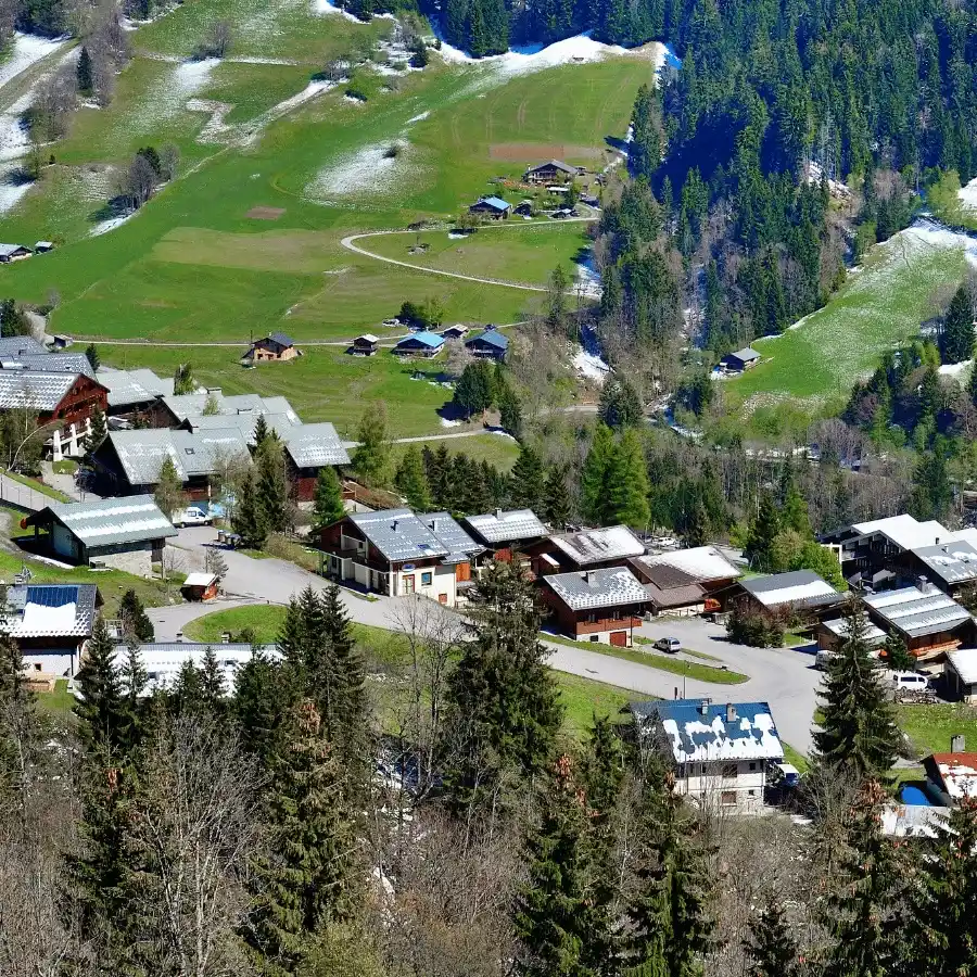 Vue sur la vallée de Sallanches